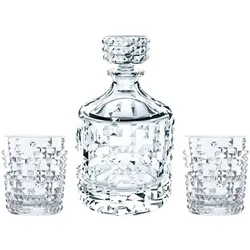 Nachtmann Whiskyset Set/3 7501/3tlg Punk UK/4 K, Cocktailgläser, Transparent