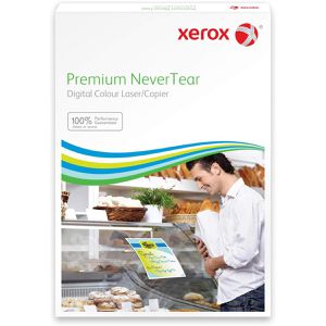 Xerox Kopierfolien 007R91570, Premium NeverTear A4, selbstklebend ablösbar, 60my, weiß matt, 50 Blatt