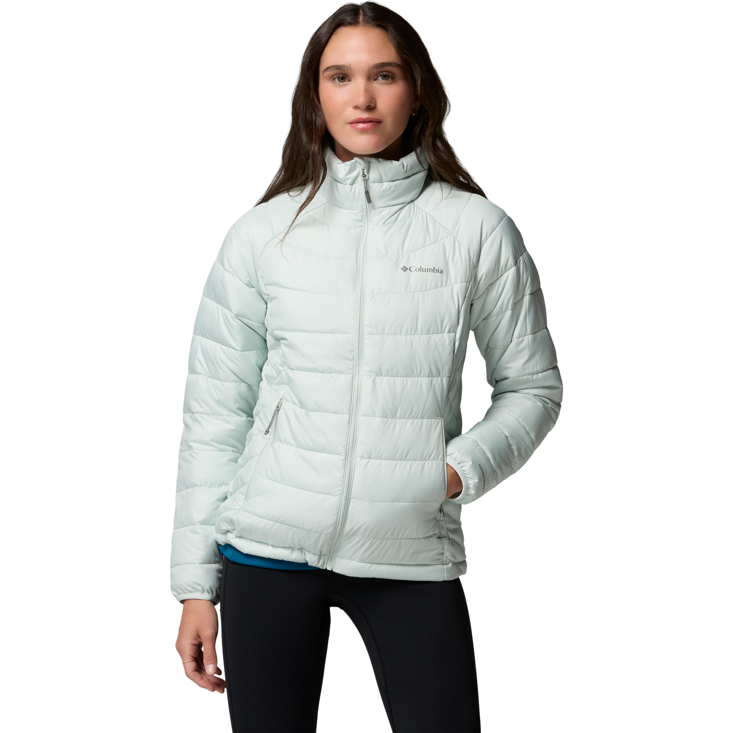 Columbia Powder Lite II Damen Isolationsjacke blau Größe XL Trekking Windabweisend