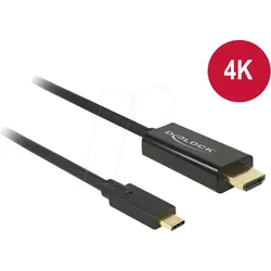 DELOCK 85260 - USB C Stecker auf HDMI Stecker, DP Alt Mode, 3 m