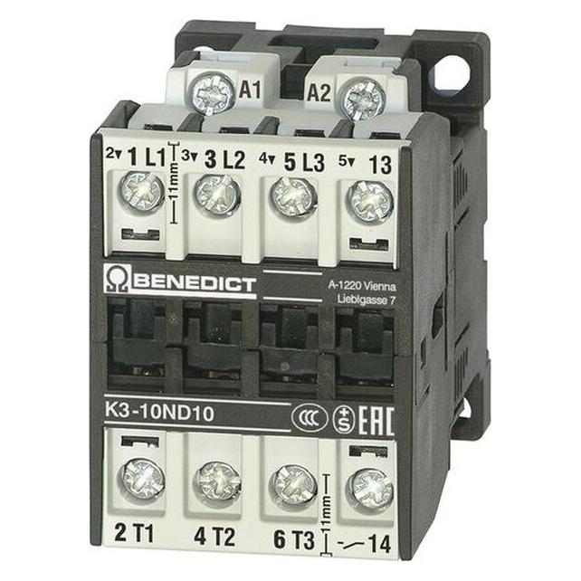 Benedict KONTAKTOR K3 22A 11KW 3P+1SL 230V (K3-22ND10-230V)