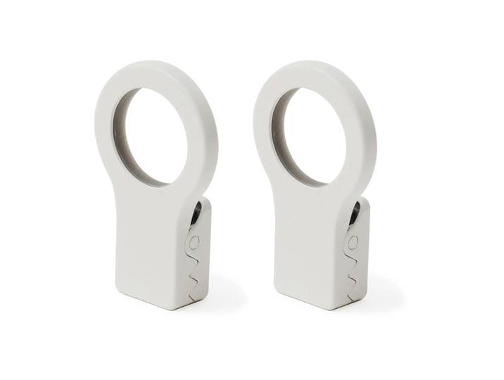 Bosign Clips pour torchon Bosign Loop Lot de 2 Blanc