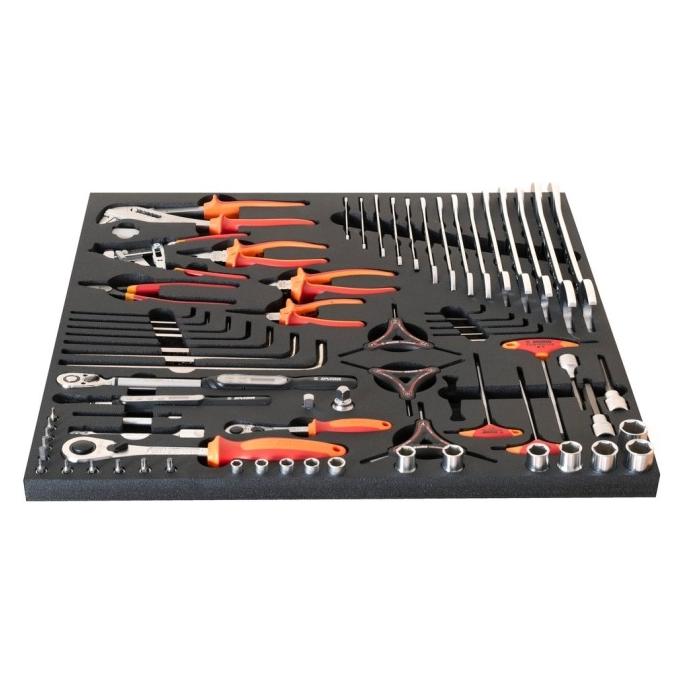 Unior SET4-2600AC Werkzeugset, 68-tlg., SOS-Modul breit, 562x570mm (629836)