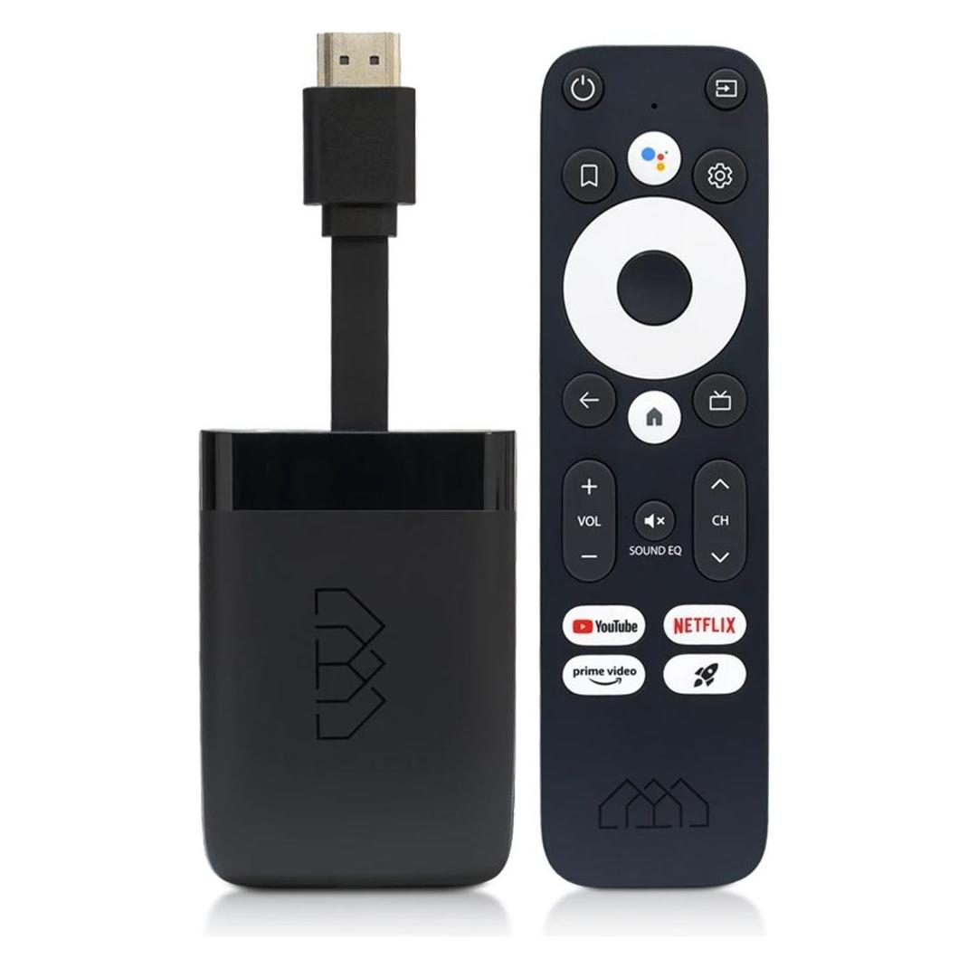 AB Com Homatics Dongle R Android TV 11/ 4K / 2GB RAM / 8GB eMMC flash / Wi-Fi 5 (8 GB, Android 11) (HOMATICS DONGLE R)