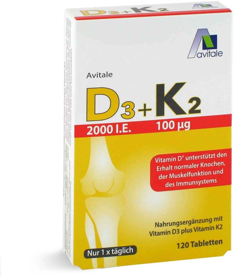 Avitale Vitamin D3+K2 2000 I.E.