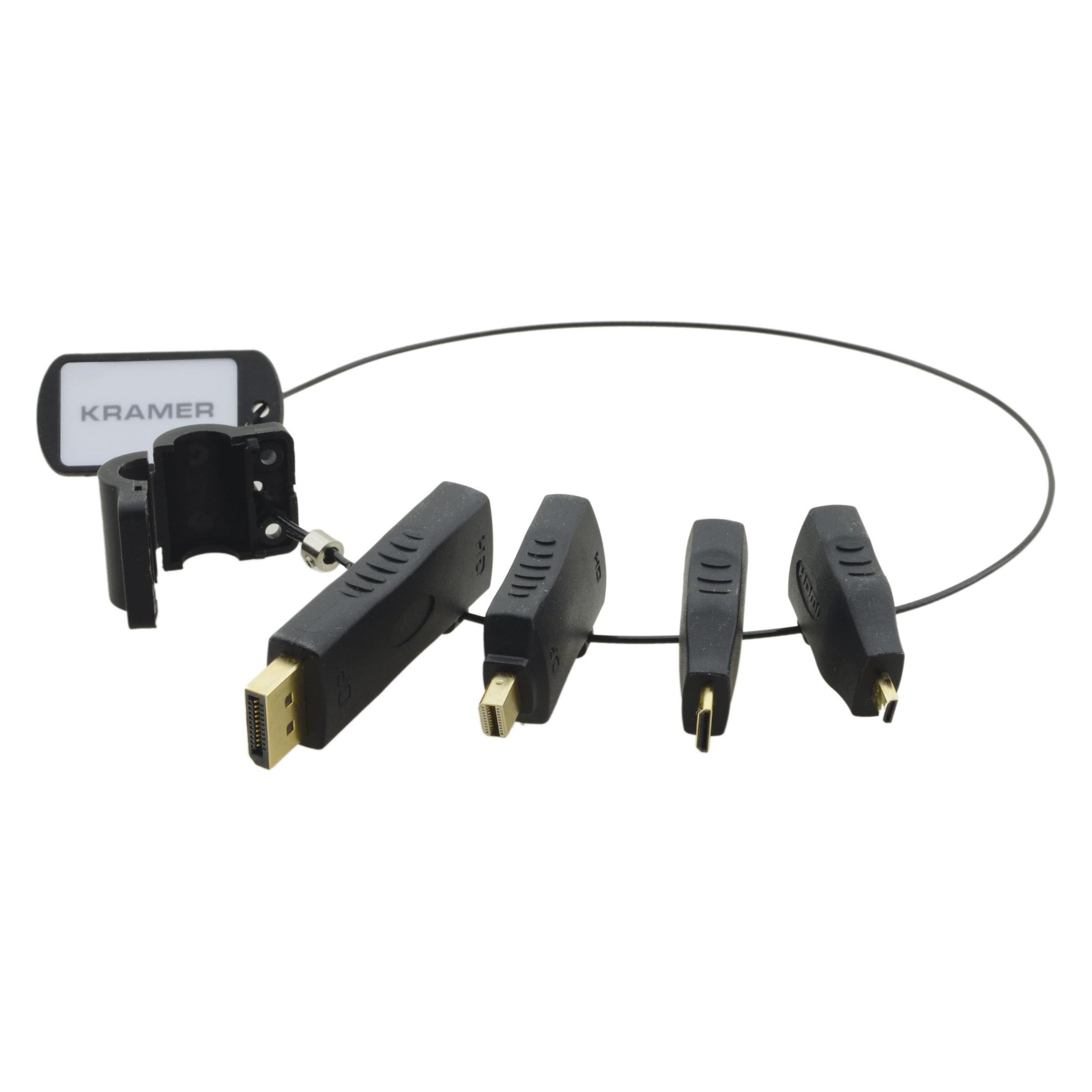 Kramer AD-RING-2 Video-/Audio-Adapter-Kit (DisplayPort, Mini DP, Mini HDMI, HDMI) (99-9191021)
