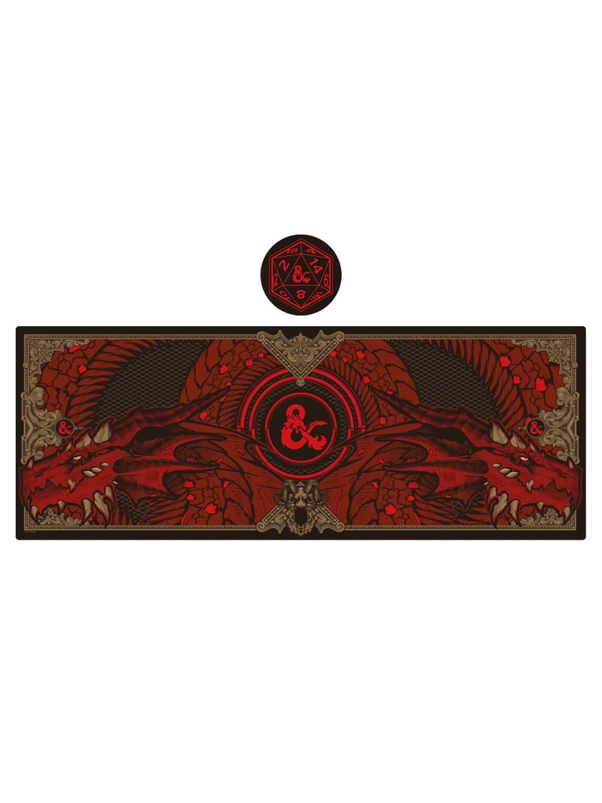 FaNaTtik Dungeons & Dragons Desk Pad & Coaster Set