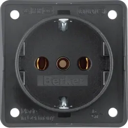 Berker 941852505 UP Steckdose 1-fach, mit Schraubklemmen, Integro Modul-Einsätze