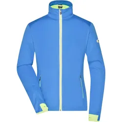 James & Nicholson Damen 3-Lagen Sport Softshell Jacke Softshell-Jacke JN1125 bright blue/bright yellow M