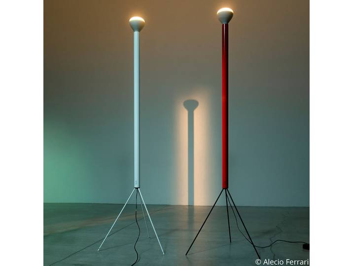 Lampe sur pied Luminator Rouge - FLOS - Salon / séjour - Métal