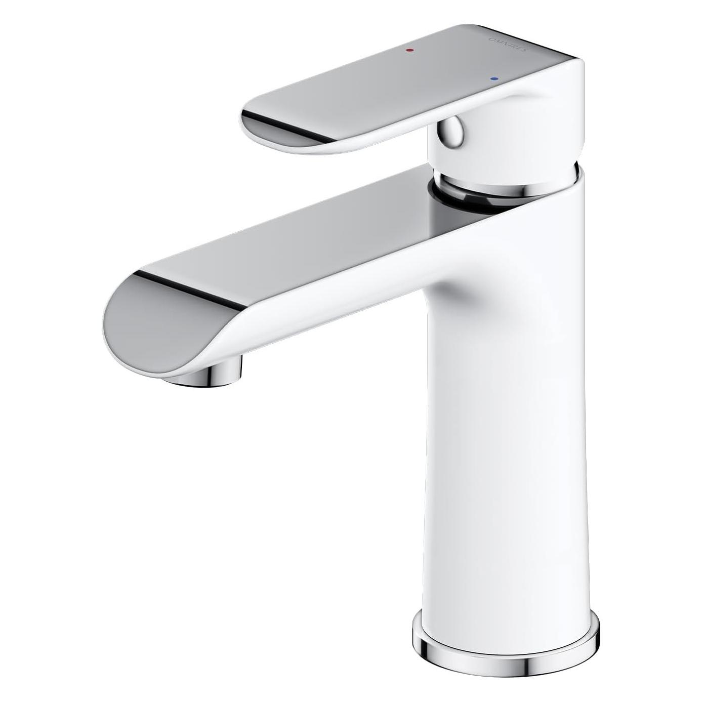 Omnires Küchenarmatur mit Keramikkopf, AIR WATER-Technologie, FLOW CONTROL und ANTI-SCURN-System (SC2310CRB)