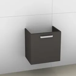 Artiqua 415 Waschtischunterschrank für Pro S 818858, Stahlgrau, 415-WUT-L51-R-7142-88 415-WUT-L51-R-7142-88