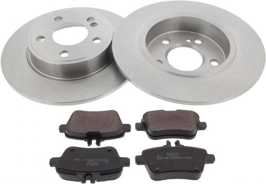 Mapco Bremsensatz, Scheibenbremse 47846 Voll 276mm 18,3mm Für Mercedes Daimler