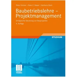 Baubetriebslehre - Projektmanagement, Fachbücher