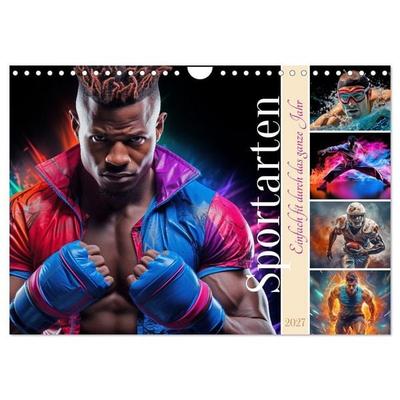 Sportarten (Wandkalender 2027 DIN A4 quer), CALVENDO Monatskalender