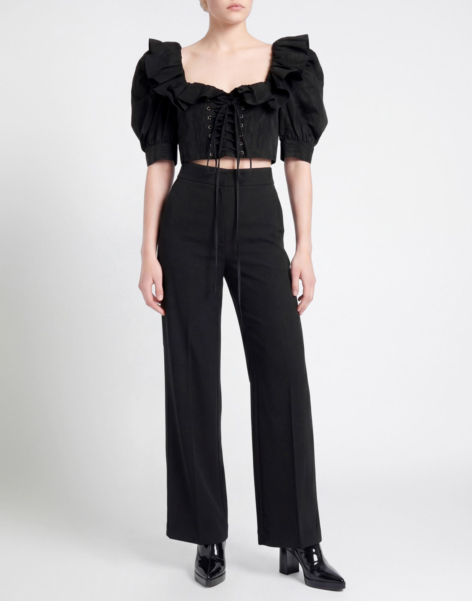 Alessandra Rich Top Mujer Negro 38 Mujer