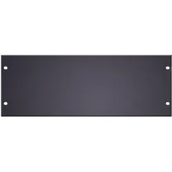 Adam Hall 87224 19" U-Rackblende (Zubehör), Audio Racks + Cases, Schwarz