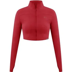 SMILODOX Crop Jacke Brianna, Größe M in Rot Rot