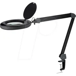 LUMENO 8515SW - Lupenleuchte, LED, Ø 152 mm Echtglaslinse, 5 Dioptrien, dimmbar,