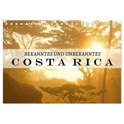 Bekanntes und Unbekanntes Costa Rica (Tischkalender 2027 DIN A5 quer), CALVENDO Monatskalender