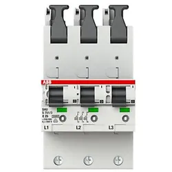 ABB Hauptsicherungsautomat m.Schienenadapter S751/3-E25