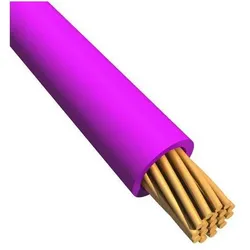 RS PRO, Kabelleitung, Normierte Aderleitung Ø 2.6mm / 0,5 mm2 Kupfer, Violett 16/0,2 mm Litzen, 100m (100 m)