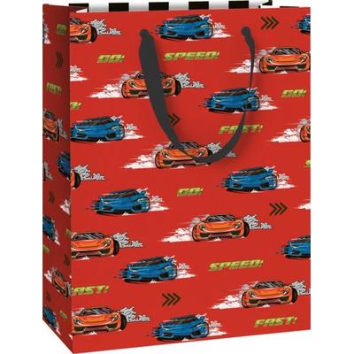 Geschenktasche 23x13cm Schorsch rot
