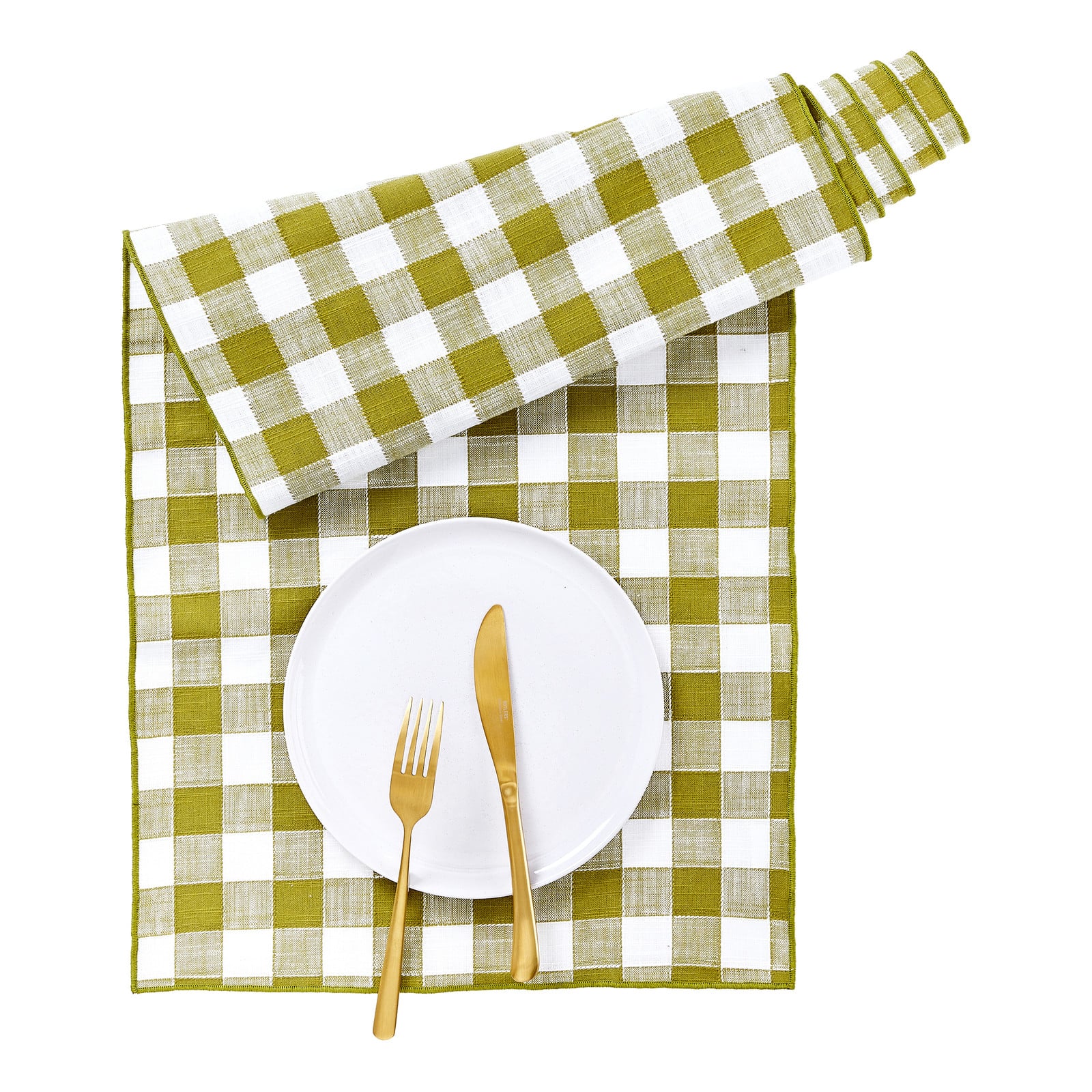 home24 Tafelloper MEDLEY groen B: 40 cm, L: 160 cm