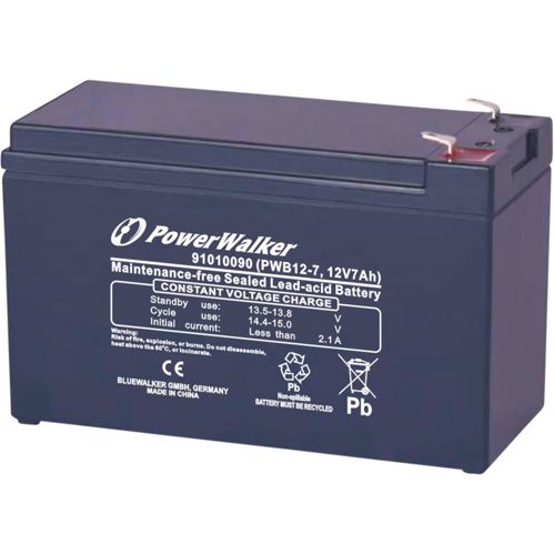 PowerWalker 12V/7Ah VRLA Blei-Gel Akku PWB12-7