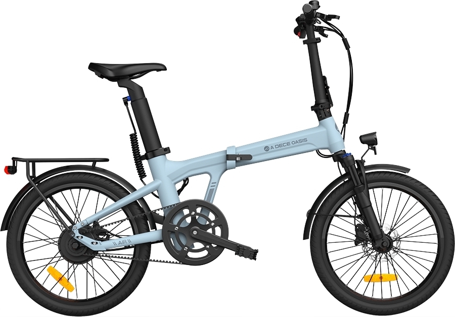 A DECE OASIS E-Bike Air20Pro klapprad Blau, Riemenantrieb, Citybike, Pedelec, Bafang motor, Drehmomentsensor, Upgrade Version