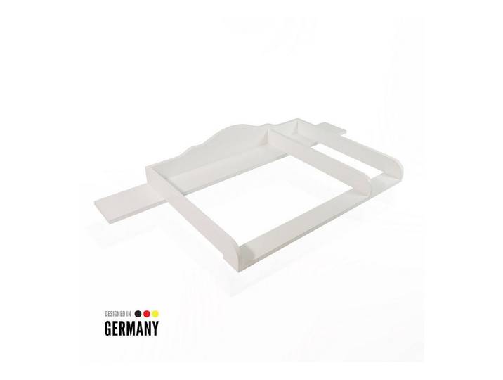 Puckdaddy GmbH Wickelaufsatz Noah (159,5x80x15cm) für IKEA Hemnes Kommoden, Wickelaufsatz für IKEA Hemnes Kommode