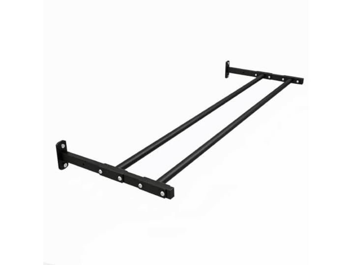 PZPIUGY Wandhalter für Yogabälle, Verstellbares Gymnastikball Aufbewahrungsregal, Schwerlast Stahl Stabilitätsball Wandgestell für Heimgym und Yogastudio(Size:124cm (1 pcs))