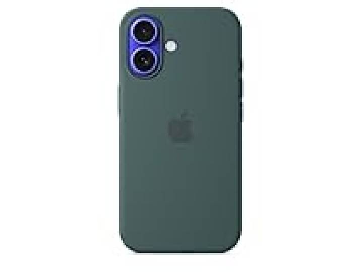 Apple Coque en Silicone avec MagSafe pour iPhone 16 - Vert lacustre ​​​​​​​
