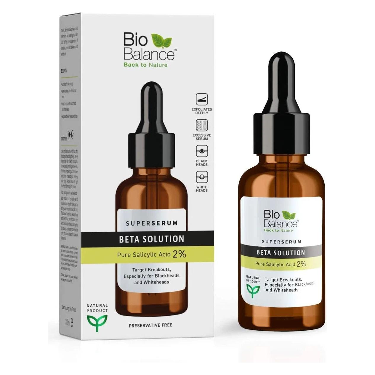 Biobalance Bio Balance Beta Solution, minimiert Poren und Mitesser, Tages- und Nachtserum zur lokalen (30 ml) (74847947)