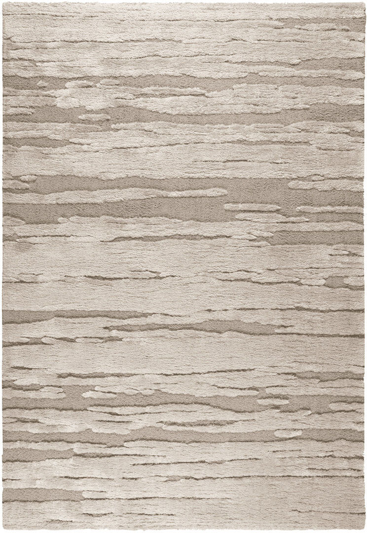 Metro Abstract Area Rug Sand Rectangle 240 x 340 cm