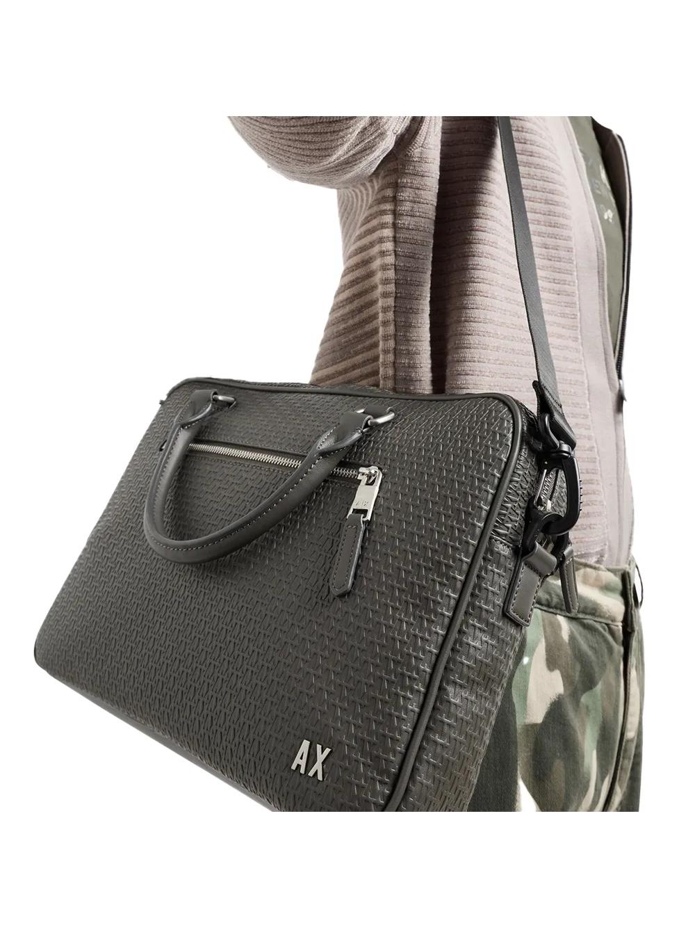 Armani Exchange Heren Relief Documentmap