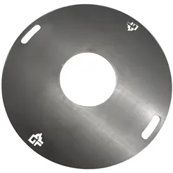 Grillpeter Feuerplatte Ø60cm Grillplatte für Feuertonne Planchaplatte Stahl 6mm
