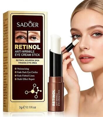 Inspired Finds SADOER Retinol Eye Cream Stick For Dark Circles And Eye Bags Firming Moisturizing Under Eye Treatment SADOER Retinol Eye Cream Stick For Dark Circles And Eye Bags Firming Moisturizing Under Eye Treatment
