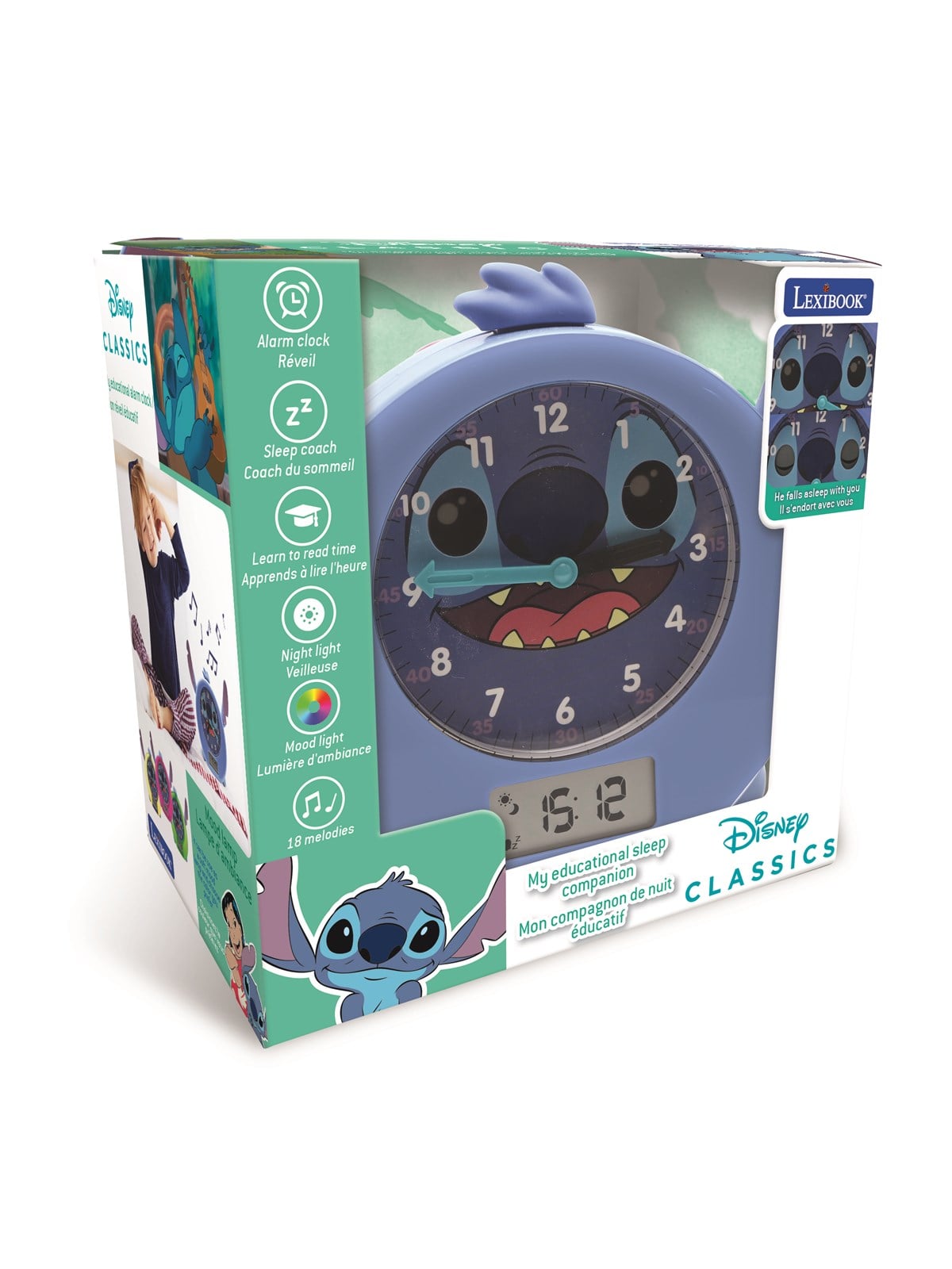 Stitch Sleep Trainer Clock