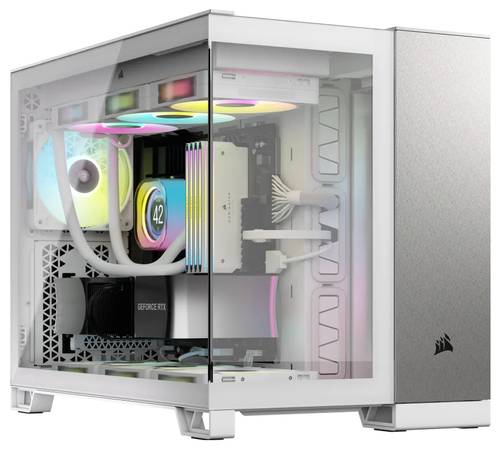 Corsair 2500X - Mid tower - micro ATX - Seitenteil mit Fenster (gehärtetes Glas)