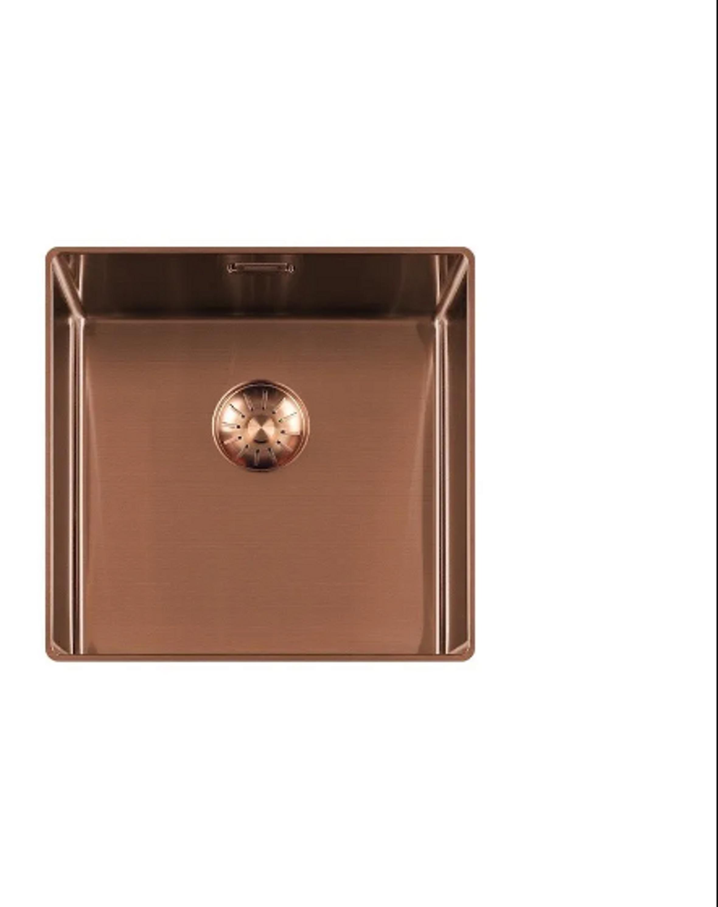 Togo 40SL1016-Copper Edelstahl Luxusspüle mit schmalem Rand