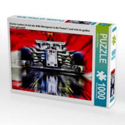 CALVENDO Puzzle Charles Leclerc ist erst der dritte Monegasse in der Formel 1 und wird als großes Talent gehandelt. 1000 Teile Lege-Größe 64 x 48 cm