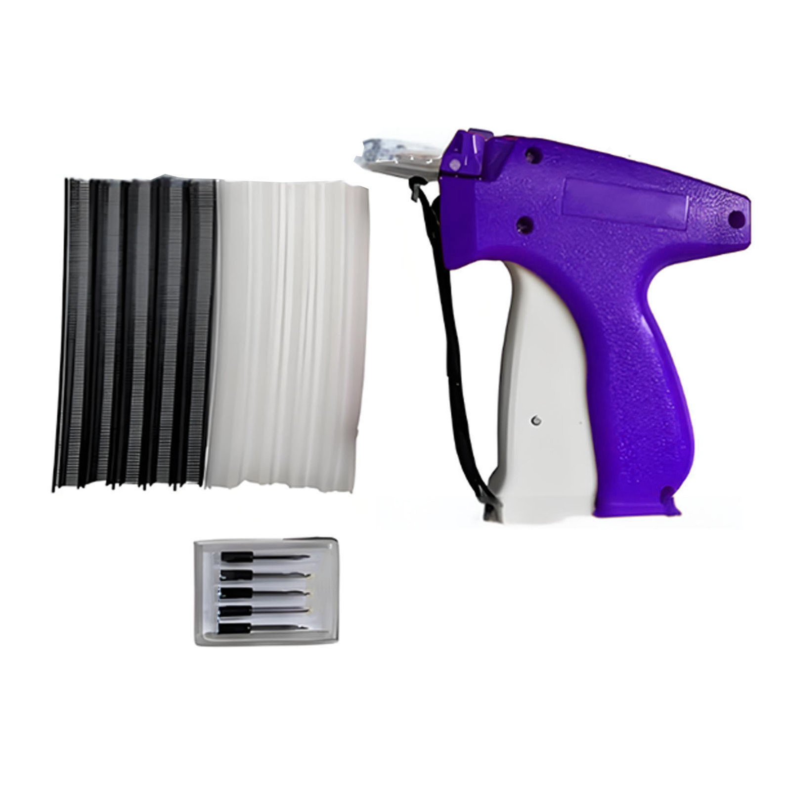 Cocosity Snelreparatieset voor kleding met mini-stikmachine en micro-etiketteermachine, paars
