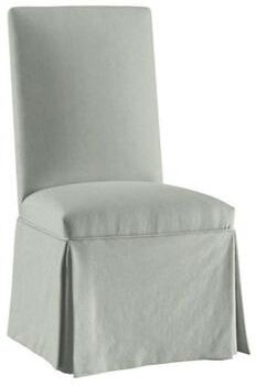 Parsons Chair Slipcover Only - Spa Linen - Ballard Designs