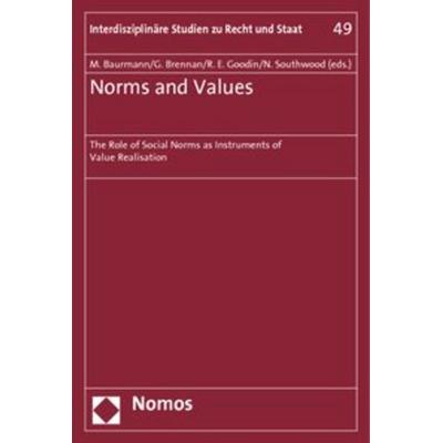 Norms and Values, Taschenbuch von , Nomos, 978-3-8329-4063-8