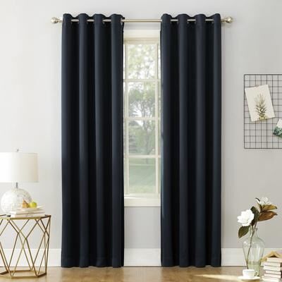 Sun Zero Hayden Energy Saving Blackout Grommet 1-Piece Curtain Panel, Single Panel