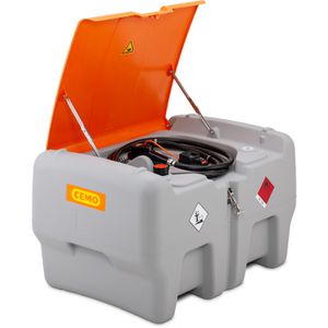 CEMO Tankanlage 11596, DT-Mobil Easy, mobil, 440 Liter, m. 18V Pumpe & Deckel ohne Akku, Diesel