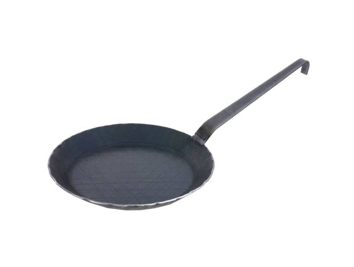 Servierpfanne Contacto Bander schwarz Eisen D 24 cm Induktionsherd