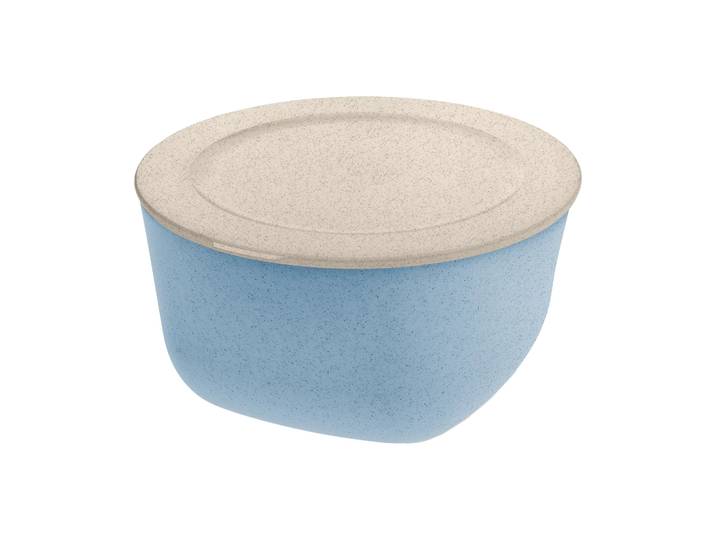 Koziol Saladier avec couvercle Connect thermoplastique biocirculaire 4 L Nature flower blue