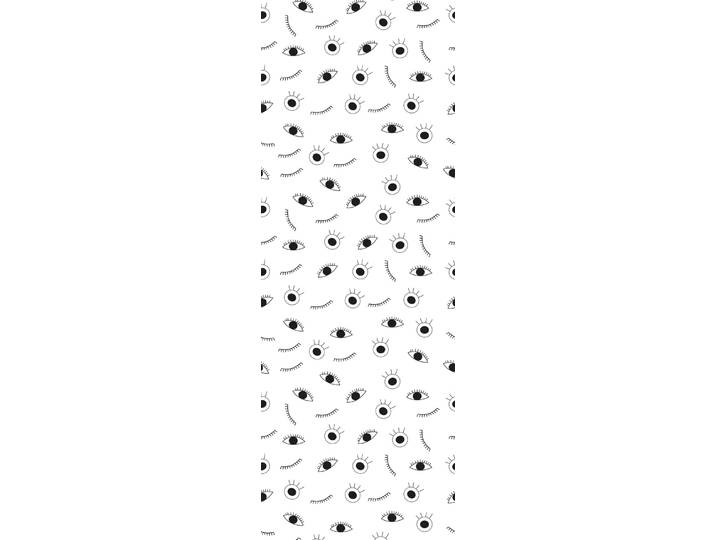 Vinyltapete QUEENCE Augen , bunt, B:0,9m L:2,5m, Vinyl, Tapeten, Vinyltapete, 90x250cm, selbstklebend, kinderleichte Anbringung,, Sticker